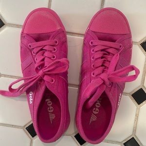 Hot pink Gola sneakers size 5